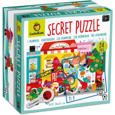 Ludattica - Secret Puzzle with magnifying glass, Firefighters (21702) puzzle, kirakós
