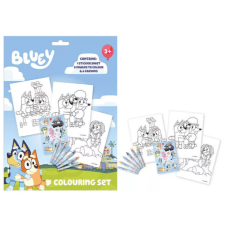 Ludo Studio Bluey Life színező szett matricával matrica