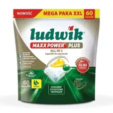 Ludwik LUDWIK Maxx Power plus mosógatógép kapszula - 60db tisztító- és takarítószer, higiénia