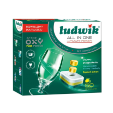 Ludwik mosogatógép tabletta All in 1 Ultimate Power (50 db) tisztító- és takarítószer, higiénia