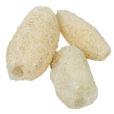  Luffa 8-10cm fehérített 7db-os dekorációs kellék