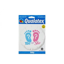  Lufi fólia He or She? 46cm party kellék