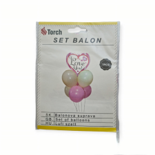  Lufi szett I Love you 7 részes party kellék