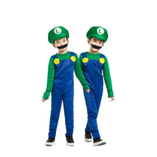 Luigi Super Mario jelmez 3-5 éves korig 90-115 cm jelmez