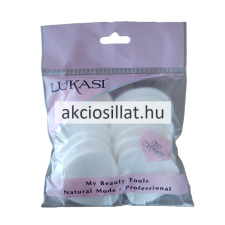 Lukasi Kozmetikai szivacs 12 db-os szív alakú fehér smink kiegészítő
