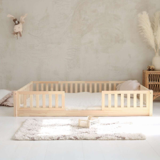 Luloo Basic Love Duo Natúr Montessori Gyerekágy (140x190 Cm) gyermekágy