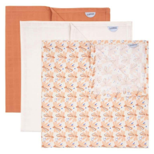 Luma bambusz muszlin pelenka 70x70 cm 3 db Flowerfever Nude mosható pelenka
