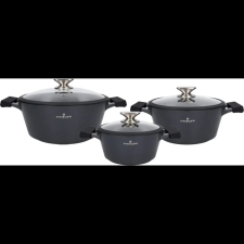 Lumarko Zwieger Black Stone Edénykészlet - Fekete (6 részes) (LO5836-PROM Mondex) edény
