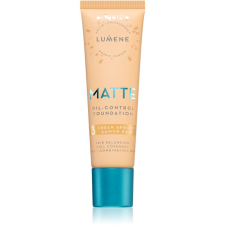 LUMENE Matte Oil-Control fluid make-up kombinált és zsíros bőrre árnyalat 3 Fresh Apricot 30 ml smink alapozó