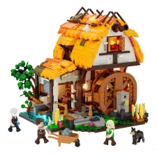 Lumibricks F9061 Középkori Vízimalom 1278 Darabos Építőjáték barkácsolás, építés