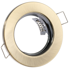 LUMILED ARDALI Süllyesztett, fix, kerek halogén lámpatest, antik fémlemez, MR16, GU10 világítás