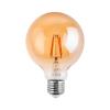 LUMILED Żarówka Dekoracyjna Kulista LED E27 G125 7W = 60W 806lm 2000K Ciepła 360° Filament LUMILED Globe Amber