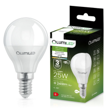 LUMILED Żarówka LED E14 P40 2,5W = 25W 249lm 4000K Neutralna 180° LUMILED izzó