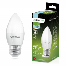 LUMILED E27 B35 LED izzó 2.5W = 25W 249lm 6500K Hideg 180° LUMILED izzó