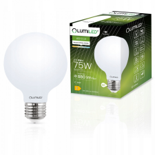LUMILED E27 G95 LED izzó 8W = 75W 4000K Semleges Globe Tejszerű Izzószál LUMILED izzó