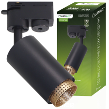 LUMILED GU10 sínes spotlámpa fekete ELIGIS egyfázisú sínlámpa LUMILED világítás
