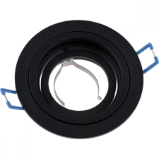 LUMILED HALOGEN lámpatest, süllyesztett, mozgatható, GU10 MR16, kerek, fekete, CASSIO LUMILED világítás