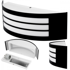 LUMILED Kerti fali lámpa emelő kültéri lámpa E27 FEKETE IP44 FREESIA Lumiled kültéri világítás