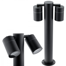 LUMILED Kerti lámpatest POST kültéri spotlámpa álló 45 cm 2x GU10 kültéri világítás