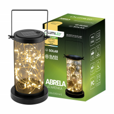 LUMILED Lampa Solarna LED ABRELA Zewnętrzna Ogrodowa Stojąca Wisząca Latarenka 3000K IP44 LUMILED kültéri világítás