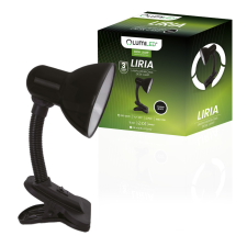 LUMILED Lampka Biurkowa Stołowa Regulowana LIRIA Szkolna Nocna E27 Klips Czarna LUMILED világítás