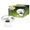 LUMILED LED izzó G53 AR111 10W = 75W 1055lm 3000K Meleg 24° 12V AC/DC Ezüst LUMILED