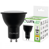 LUMILED LED izzó GU10 6W = 60W 580lm 3000K Meleg 120° Fekete LUMILED