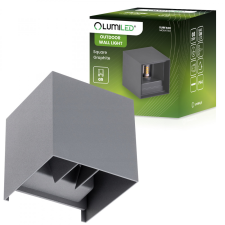 LUMILED LED kerti fali lámpa G9, felfelé állítható, alul grafit PYXIS LUMILED kültéri világítás