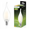 LUMILED LED láng izzó BA35 E14 7W = 60W 770lm 3000K meleg 360°-os izzószál tejszerű LUMILED