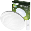 LUMILED LED Mennyezeti Lámpa Felületre Szerelhető VIRTUS2 72W IP44 CCT Fehér Kerek 50cm + LUMILED TÁVIRÁNYÍTÓ