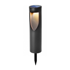 LUMILED LED napelemes kerti lámpa szegecses oszlop 34cm BURGO 4000K IP44 LUMILED kültéri világítás