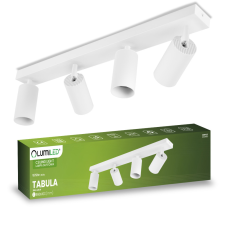 LUMILED Mennyezeti lámpa SPOT TUBA Reflektor Halogén lámpatest 4x GU10 TABULA LUMILED világítás