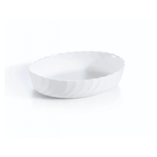 LUMINARC 25707B Trianon ovális sütőtál és tálaló 36x29cm Fehér edény