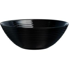  Luminarc Tálka 20 cm fekete Harena L8805 tányér és evőeszköz