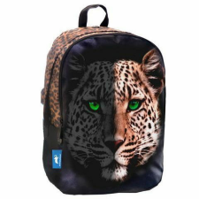 Luna Animal Planet lekerekített leopárdos iskolatáska, hátizsák 32×15×45 cm iskolatáska