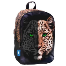 Luna Animal Planet lekerekített leopárdos iskolatáska, hátizsák 32x15x45cm iskolatáska