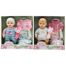 Luna Baby Dream: Csecsemőbaba plüss játékkal kétféle változatban baba