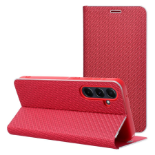 LUNA BOOK CARBON könyvtok Samsung Galaxy Xcover 7 - piros tok és táska