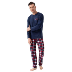 Luna Cedrik férfi pizsama, sötétkék 3XL