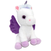 Luna Fehér-lila plüss pegazus 25cm