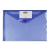 Luna Kék áttetsző irattartó mappa A/4