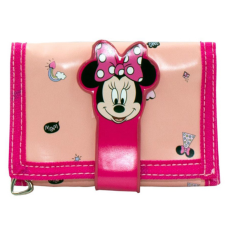 Luna Minnie egér barack-rózsaszín kinyitható pénztárca 13x8x26cm pénztárca