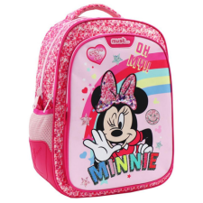 Luna Must: Minnie egeres rózsaszín flitteres iskolatáska, hátizsák 32x18x43cm iskolatáska