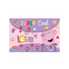 Luna : Peppa malac patentos műanyag irattartó mappa A/4-es méretben mappa