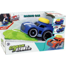Luna Slam Power kék versenyautó hanggal autópálya és játékautó