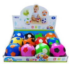 Luna Stop & Look: Softball 10cm-es labda többféle színben kreatív és készségfejlesztő