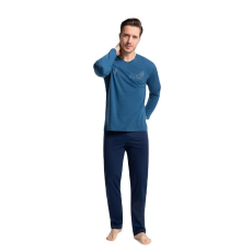 Luna Towner férfi pizsama, kék XXL