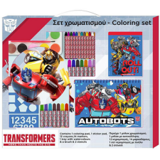 Luna Transformers színező szett 54x27cm puzzle, kirakós