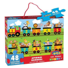 Luna Vidám számok 48db-os puzzle szõnyeg 90x60cm puzzle, kirakós