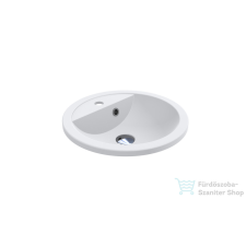Lunart Daphne 43 cm-es beépíthető öntöttmárvány mosdó,matt fehér 5999123014313 szaniter